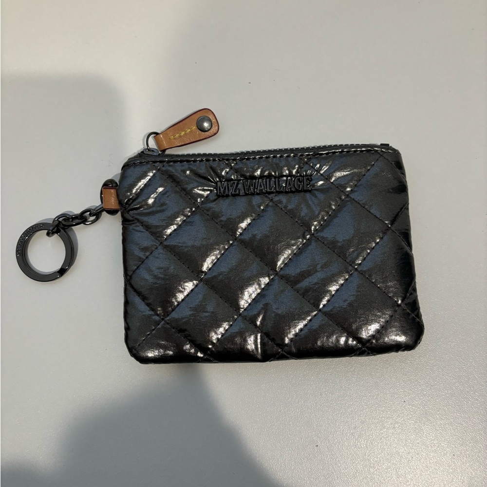 MZ Wallace key pouch Silver